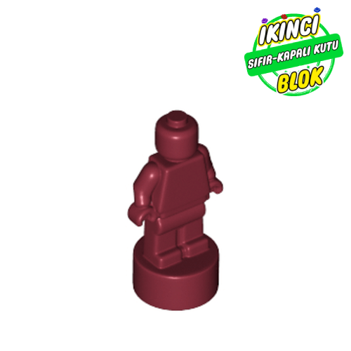 LEGO® Mini Heykel Koyu Kırmızı Sıfır