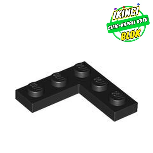 LEGO® Plate 3 x 3 Corner Siyah Sıfır