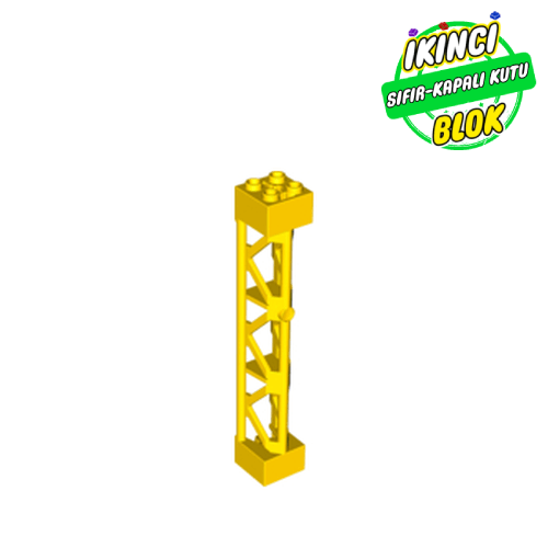 LEGO® 2 x 2 x 10 Destek Sarı Sıfır