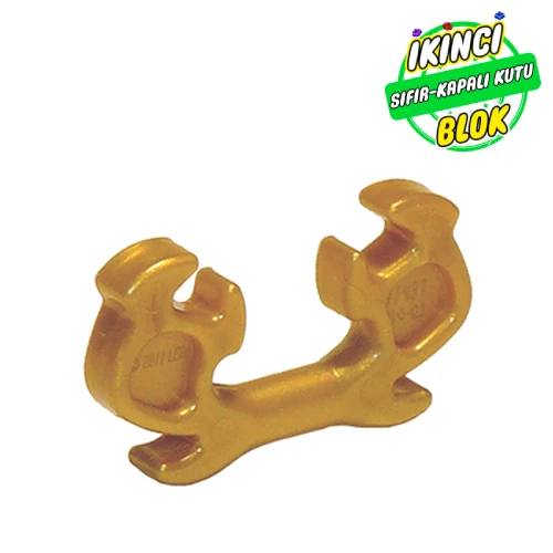 LEGO® Headwear Accessory Ninja Helmet Horn/Antlers, Elaborate İnci Altın Sıfır