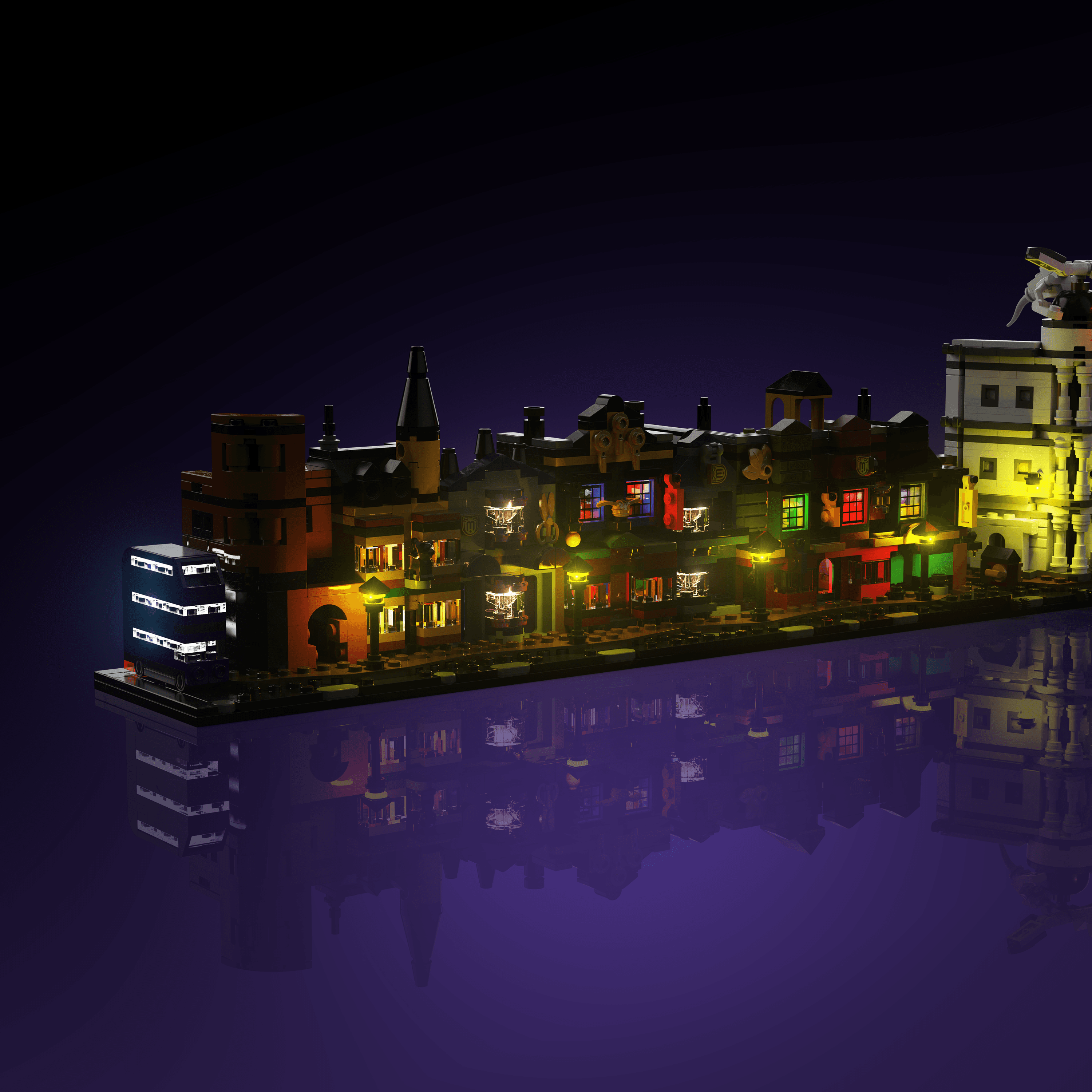 LEGO® 76444 Harry Potter Diagon Alley Wizarding Shops Işık Kiti