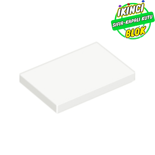 LEGO® 2 x 3 Düz Plaka Beyaz Sıfır