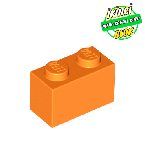 LEGO® 1 x 2 Tuğla Turuncu Sıfır