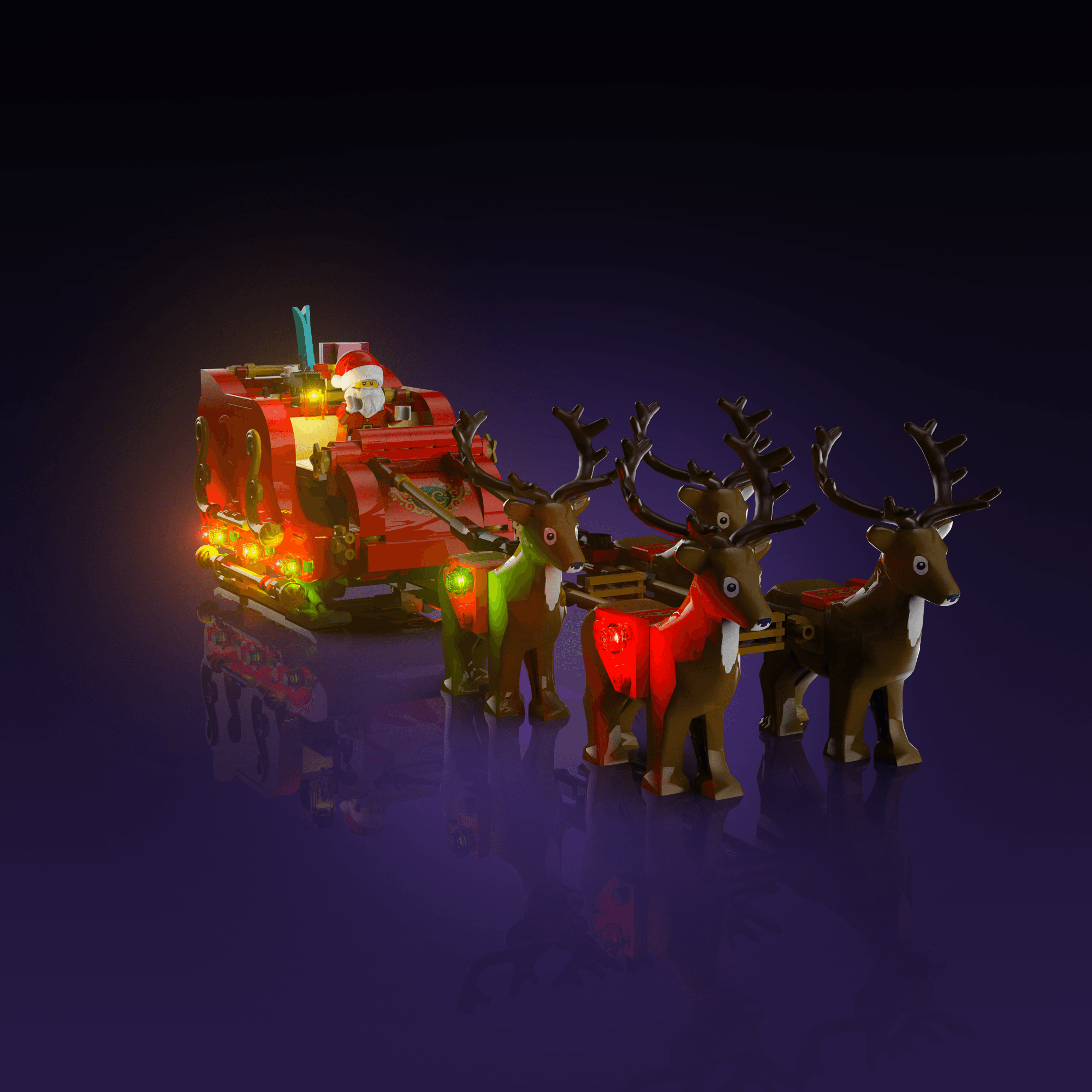 LEGO® 40499 Santa's Sleigh Işık Kiti