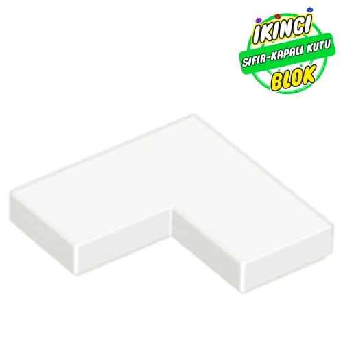 LEGO® Tile 2 x 2 Corner Beyaz Sıfır