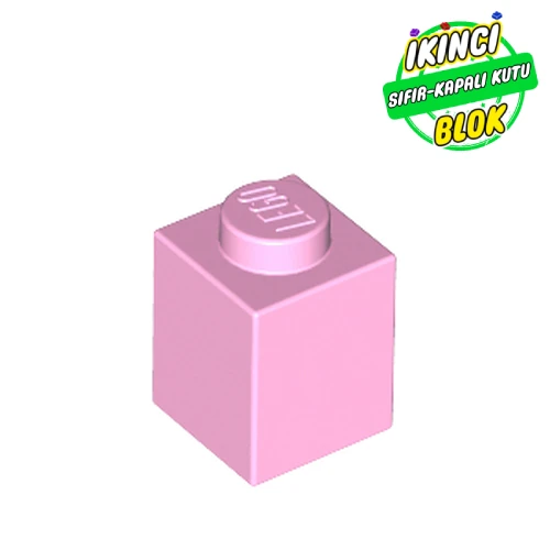 LEGO® Brick 1 x 1 Parlak Pembe Sıfır