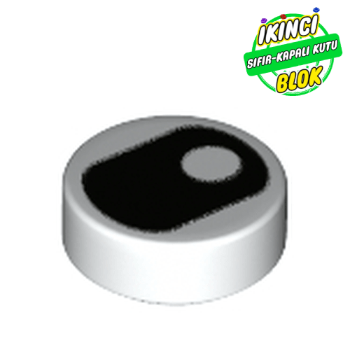 LEGO® 1 x 1 Geniş Göz Beyaz Sıfır