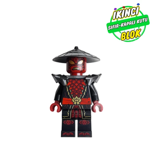 LEGO® Minifigür Drix, Pearl Titanium Neckwear Sıfır njo0924