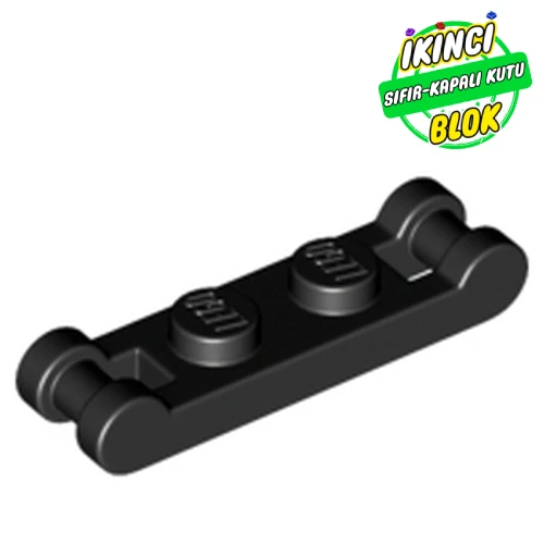 LEGO® Plate Special 1 x 2 with Handles on Ends Siyah Sıfır