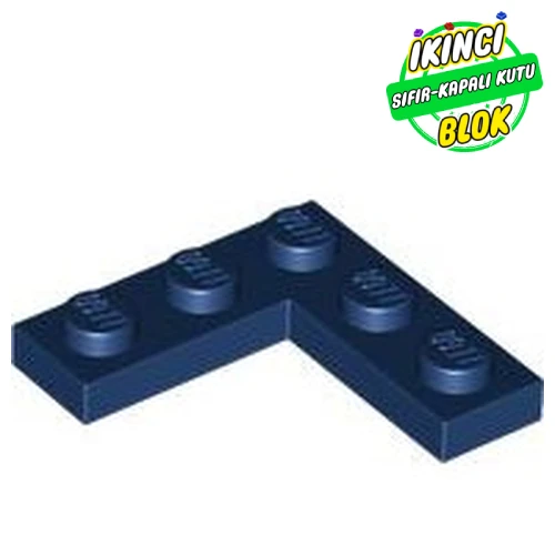 LEGO® Plate 3 x 3 Corner Koyu Mavi Sıfır