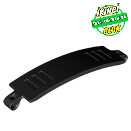 LEGO® 3 x 13 Technic Kavisli Panel Siyah Sıfır