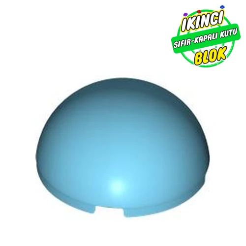 LEGO® Dome Hemisphere 4 x 4 Orta Azur Sıfır