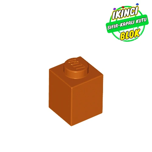 LEGO® Brick 1 x 1 Koyu Turuncu Sıfır