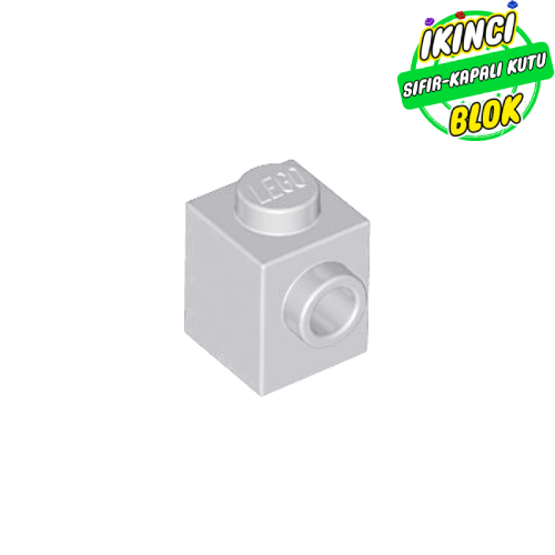 LEGO® 1 x 1 Tek Taraf Açık Stud Tuğla Açık Mavimsi Gri Sıfır