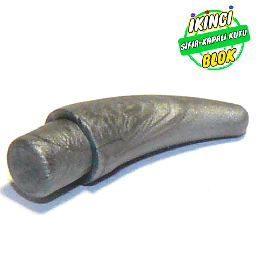 LEGO® Animal Body Part, Barb / Claw / Tooth / Talon / Horn, Small Mat Gümüş Sıfır