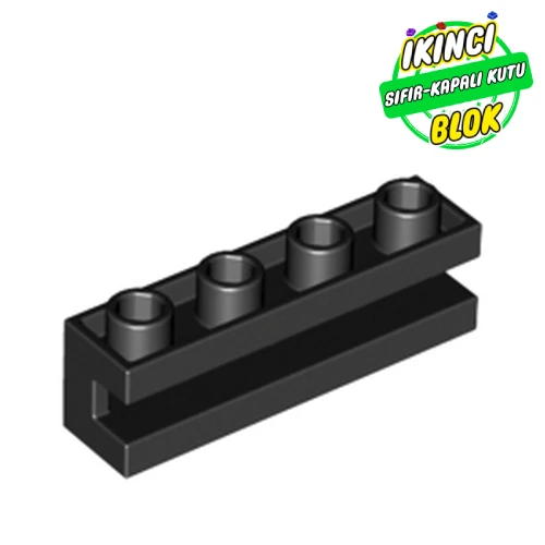 LEGO® Brick Special 1 x 4 with Groove Siyah Sıfır