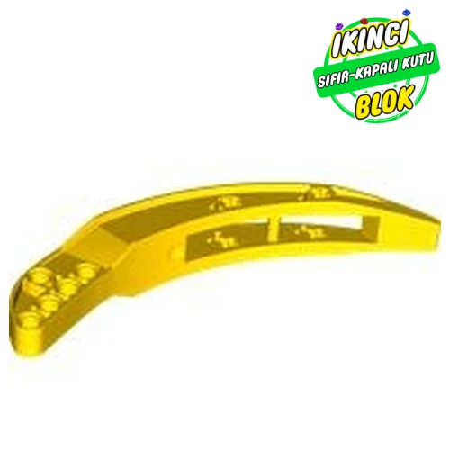 LEGO® 4L Liftarm 2 Aks Girişli Pençe/Tırnak Sarı Sıfır