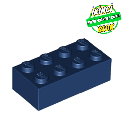 LEGO® Brick 2 x 4 Koyu Mavi Sıfır