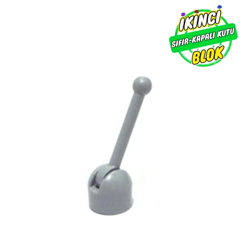 LEGO® Lever Small Base with Light Bluish Gray Lever Açık Mavimsi Gri Sıfır