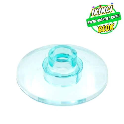 LEGO® Dish 2 x 2 Inverted [Radar] ŞEffaf Açık Mavi Sıfır