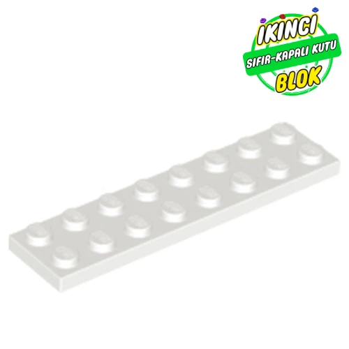 LEGO® Plate 2 x 8 Beyaz Sıfır