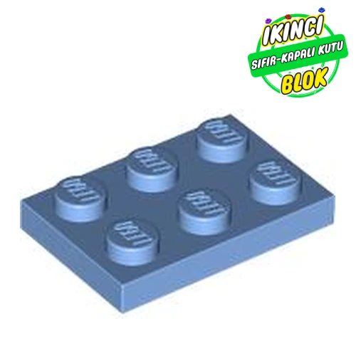 LEGO® Plate 2 x 3 Orta Mavi Sıfır