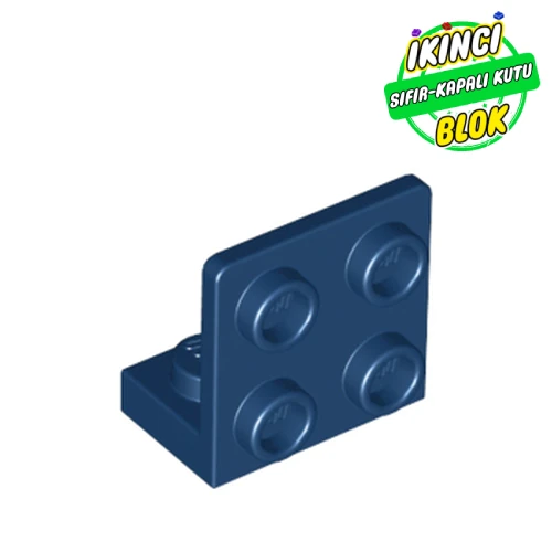 LEGO® Bracket 1 x 2 - 2 x 2 Inverted Koyu Mavi Sıfır