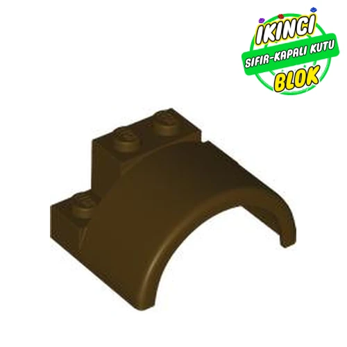 LEGO® Wheel Arch 4 x 3 x 1 2/3 Koyu Kahverengi Sıfır