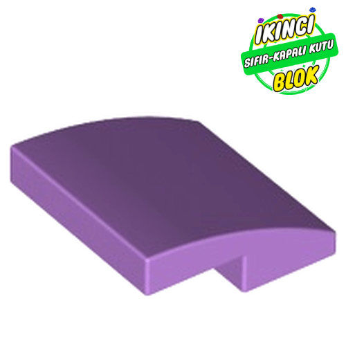 LEGO® 2 x 2 x 2/3 Eğimli Parça Orta lavanta Sıfır