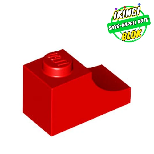LEGO® 1 x 2 Ters Kiriş Kırmızı Sıfır