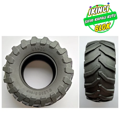 LEGO® Tyre 81 x 35 Tractor Siyah Sıfır