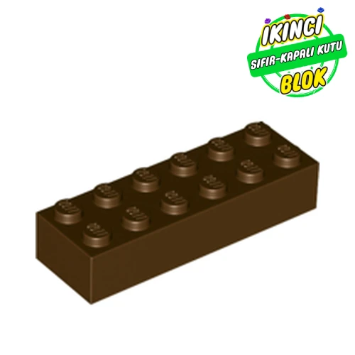 LEGO® 2 x 6 Tuğla Kahverengi Sıfır