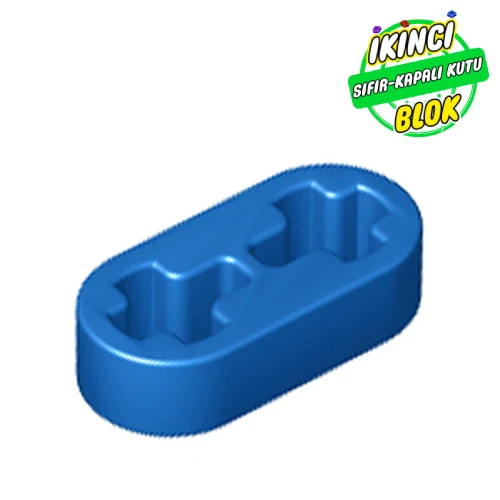 LEGO® 1 x 2 Aks Girişli Liftarm İnce Mavi Sıfır