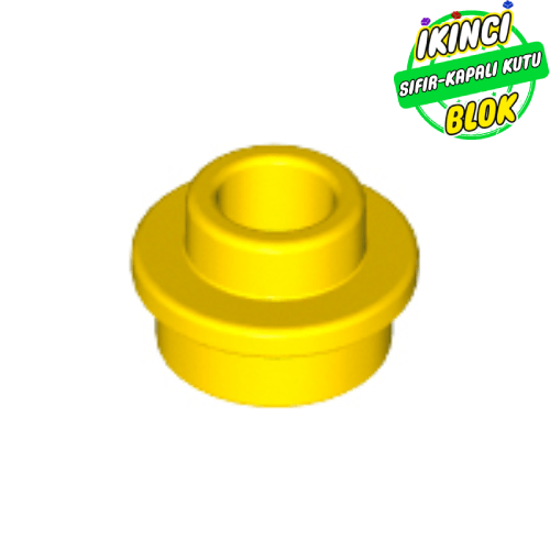 LEGO® 1 x 1 Kavisli Plaka Açık Stud Sarı Sıfır