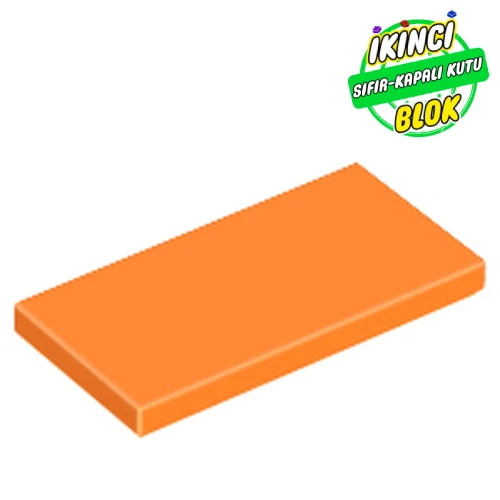 LEGO® Tile 2 x 4 with Groove Turuncu Sıfır