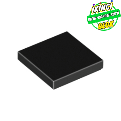 LEGO® 2 x 2 Düz Plaka Siyah Sıfır