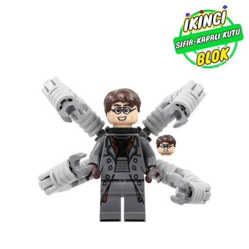 LEGO® Minifigür Dr. Octopus / Doc Ock, Black Sunglasses Sıfır sh0890