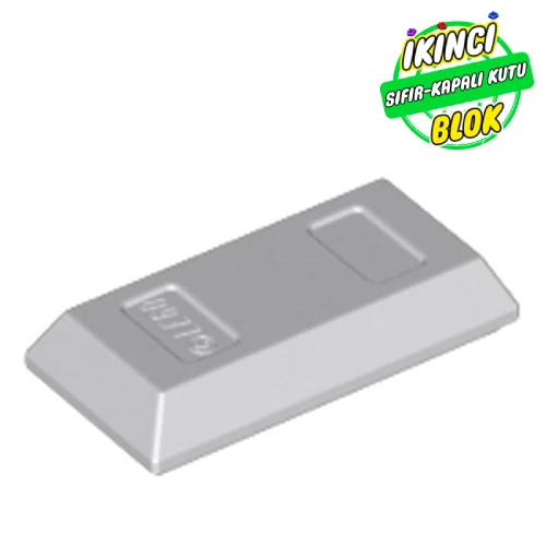 LEGO® 1 x 2 Külçe Açık Mavimsi Gri Sıfır