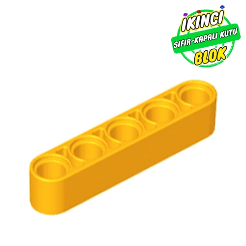 LEGO® 1 x 5 Liftarm Kalın Parlak Açık Turuncu Sıfır