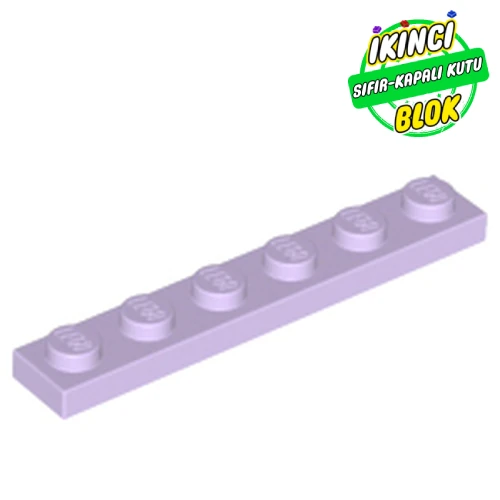 LEGO® Plate 1 x 6 Lavanta Sıfır