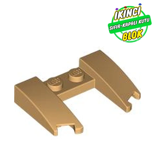 LEGO® 3 x 4 x 2/3 Kavisli Ortası Boş Araç Kaputu Sıcak Bej Sıfır