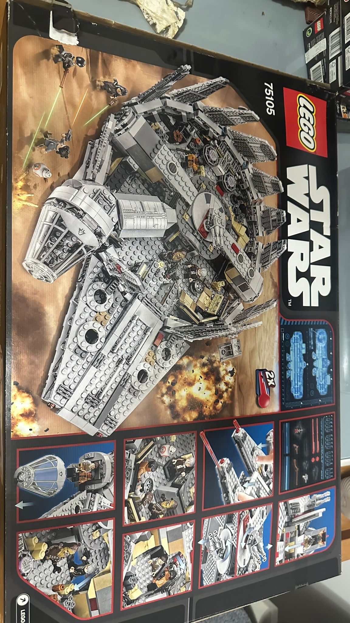 75105 LEGO® Millennium Falcon Sıfır Kapalı Kutu