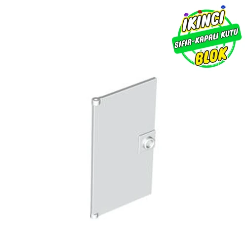 LEGO® Door 1 x 4 x 6 Smooth with Square Handle Plinth Beyaz Sıfır