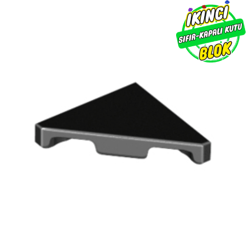 LEGO® 2 x 2 Üçgen Düz Plaka Siyah Sıfır
