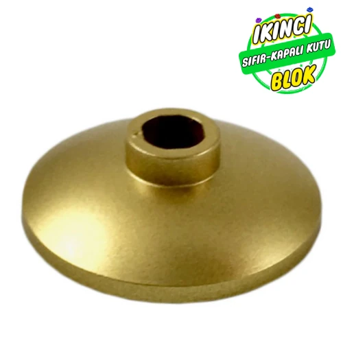 LEGO® Dish 2 x 2 Inverted [Radar] Metalik Altın Sıfır