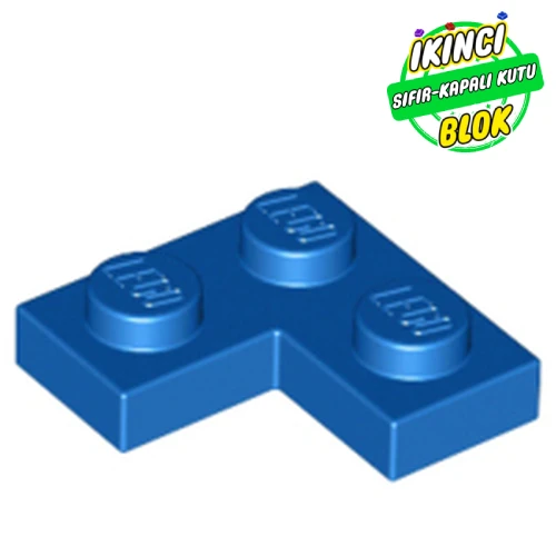 LEGO® Plate 2 x 2 Corner Mavi Sıfır