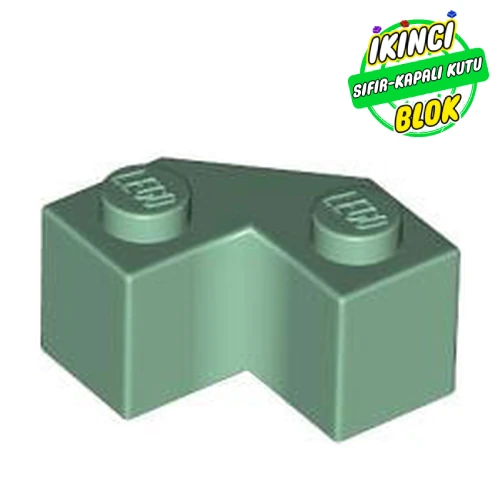 LEGO® 2 x 2 Modifiye Köşe Kesikli Tuğla Kum Yeşili Sıfır