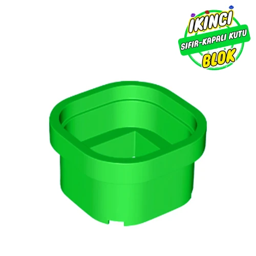 LEGO® 6 x 6 x 3 1/3 Silindir Parlak Yeşil Sıfır