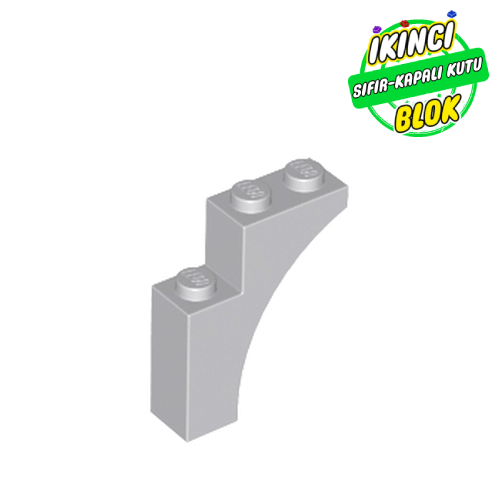 LEGO® 1 x 3 x 3 Kemer Açık Mavimsi Gri Sıfır