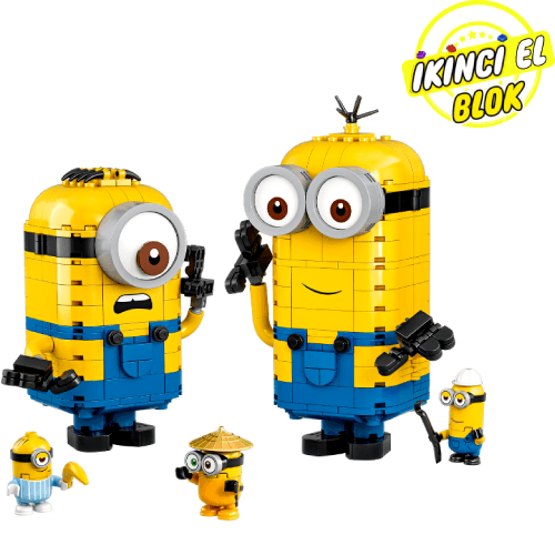 75551 LEGO® Brick-built Minions and their Lair İkinci el